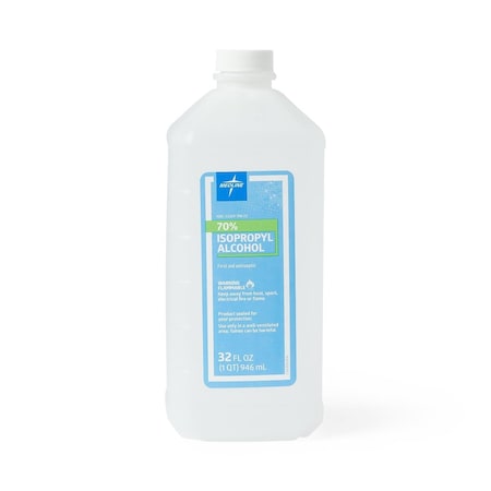 Medline 70% Isopropyl Rubbing Alcohol, 32 oz., 12PK MDS098017