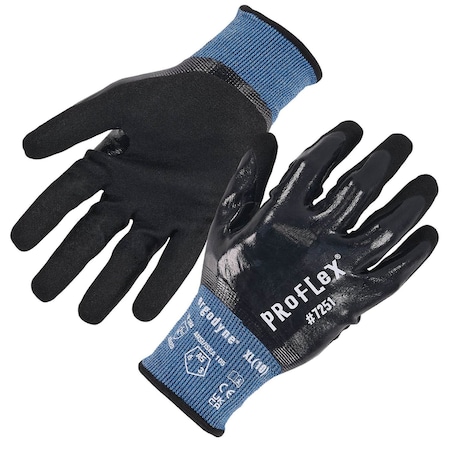 Ergodyne Knit Gloves, Rough Full, Knit, 1 PR 7251