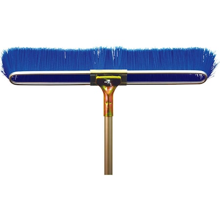 Bruske 23'' W. x 65'' L. Steel Handle Fine Sweep Push Broom 2134-CS-4
