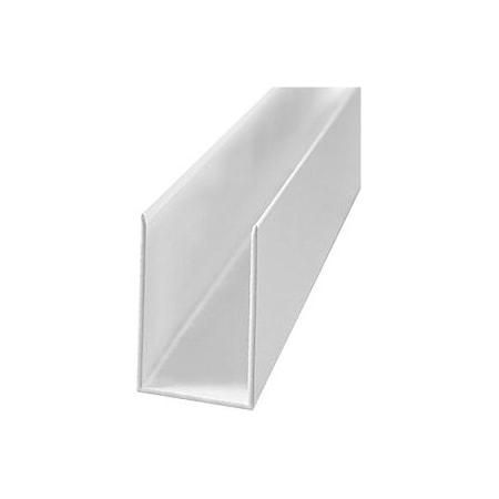 Swiftwall Temporary Wall Top C-Channel - 8'L - White P-CC-08-W