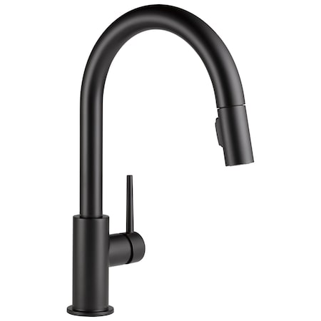 Delta Trinsic Single Handle Pull-Down Kitchen Faucet 9159-BL-DST