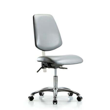 Blue Ridge Ergonomics Vinyl Clean Room Chair BR-NCR-VDHCH-MB-CR-T0-A0-CC-8840