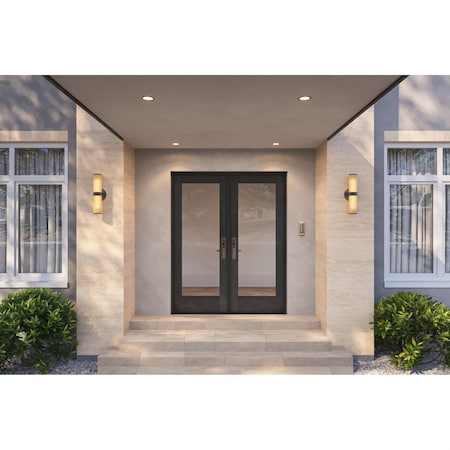 Doornmore G101, 66.5" x 82" ( 2x32" Door) Left Hand, Mahogany Full Lite Exterior Door G101-SW-3280_2_LI