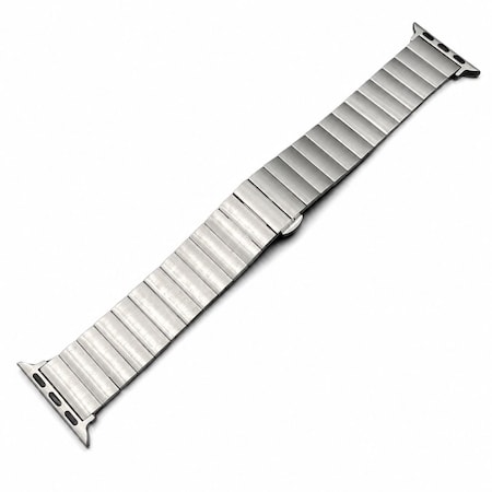 Elegani Replacement Stainless Steel Replacement Band Compatible with Apple Watch 42mm, Silver OLAB-SLV-42mm