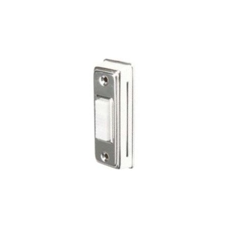 Edwards Signaling Heavy Duty Pushbutton, Chrome Plated Finish 656-C