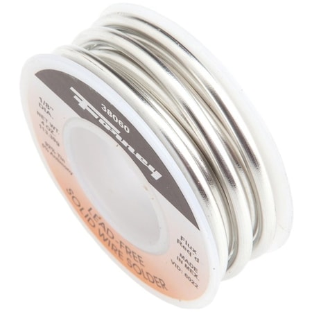 Forney Solder, 4 oz, Solid, Gray, 464 deg F Melting Point 38060