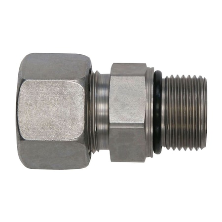 Brennan Industries Male ISO 6149 27 mm Seal Straight, Steel D8400-S20-27-O-ISO 6149