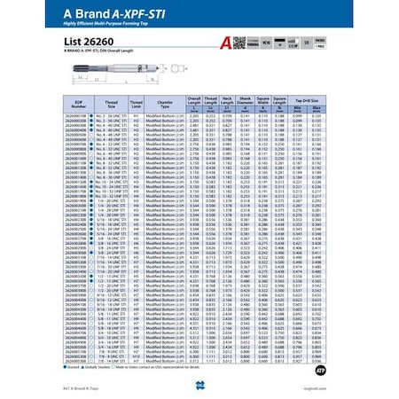 Osg FORMING Tap, 9/16"-12, 217/500 in 2626004008