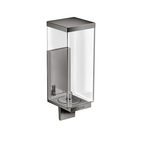 Axor Universal Rectangular Soap Dispenser in Polished Black Chrome 42610330