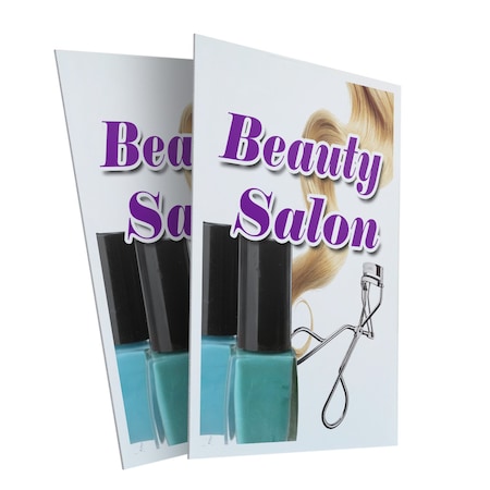 Signmission Beauty Salon, Plastic Signs Only 24 Inch x 36 Inch, Corrugated Plastic, 2PK CSB-2436-2PACK-Beauty Salon