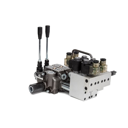 Hydro Custom BSV-3 13 GPM Section Control Valve Assembly - 2 Spool, Electronic & manual control Control 228322