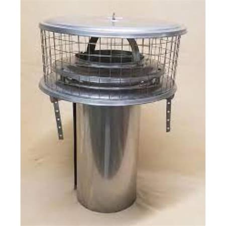 Icp 10 in. Weathershield Oversized Tall Boy Air Cooled Chimney Cap WSA-10TDWOS-X15
