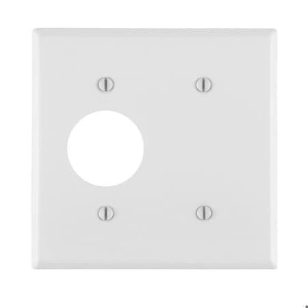 Leviton Combination Wall Plate, Number of Gangs: 2 Metal, White 88085