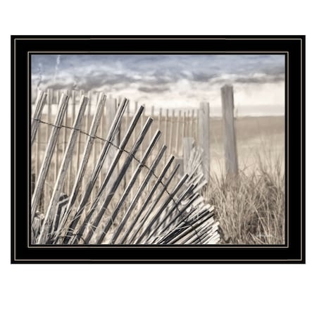 Homeroots On The Coastline 2 Black Framed Print Wall Art 415428