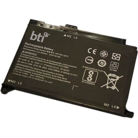 Battery Technology BTI Battery - For Notebook - Battery Rechargeable - 5350 mAh - 7.7 V DC BP02XL-BTI
