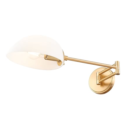 Z-Lite Breton Modern Gold 1 Light Wall Sconce 3048S-MGLD