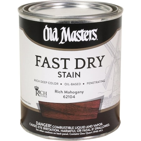 Old Masters STAIN FSTDY RCH MHGY 1QT 62104