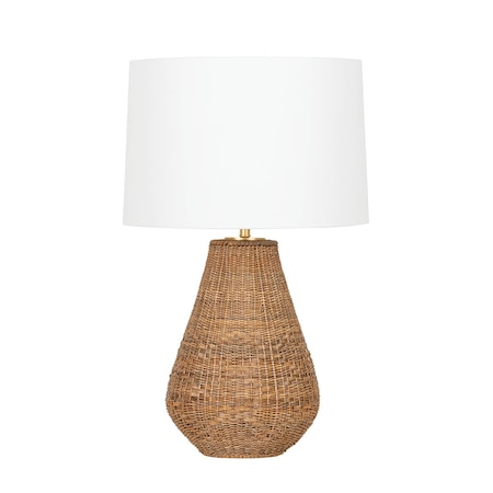 Hudson Valley Lighting Eastbridge 1 Light Table Lamp 18 In. Vintage Gold Leaf L3329-VGL