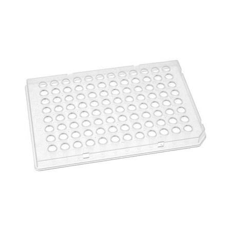 Mtc Bio PCR Well Plate, Natural, 15.6 mm H, PK50 PC10HS-9-N
