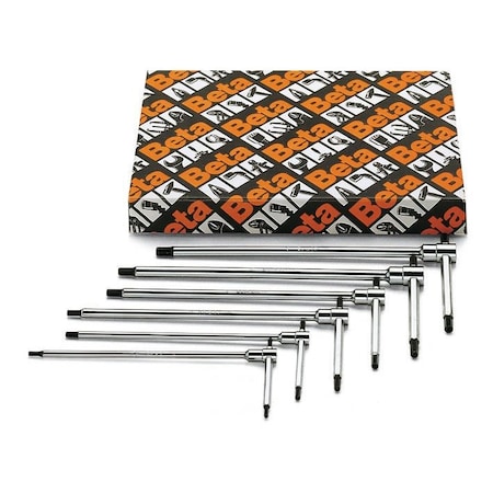 Beta Hex Key Set, Hex, T-Handle, T, 6 pcs 951AS/S6X