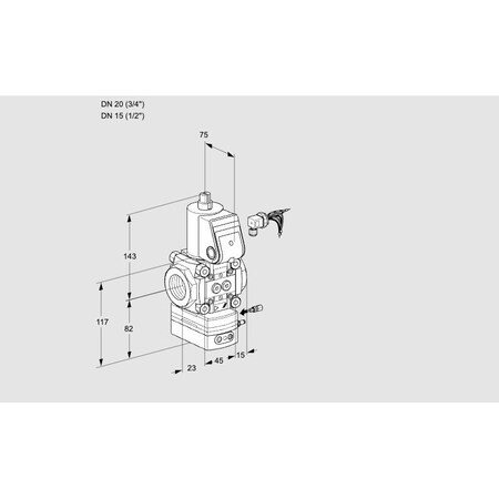 Honeywell Kromschroder VAG120/15R/NWBE KS88011293