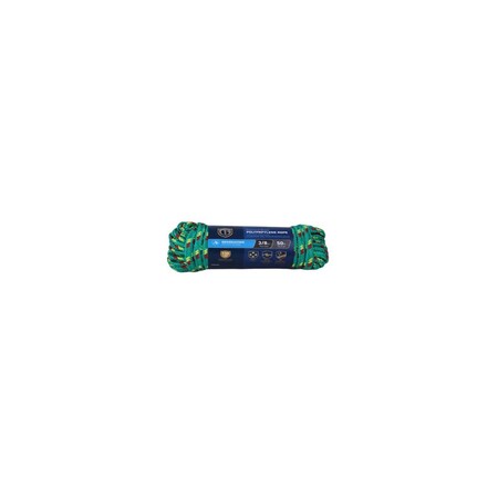 Richelieu Polypropylene Rope, Braided, Assorted Colors, 3/8-In. x 50-Ft. 643911