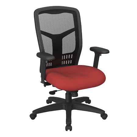 Office Star Products ProGrid High Back Managers Chair, Fun Colors Red 90662-9