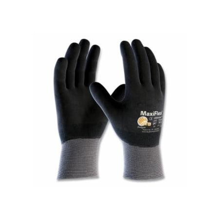 Pip MaxiFlex Ultimate, Nitrile Coated Micro-Foam Grip Gloves, Medium, Black/Gray, Coated Full Hand, 12PK 112-34-876/M