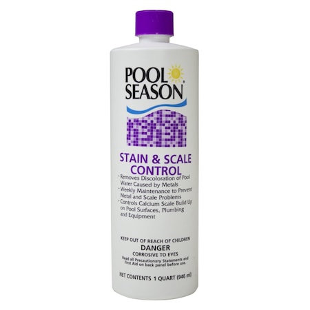 Pool Season 32 oz Stain and Scale Control 12 per case 47246120