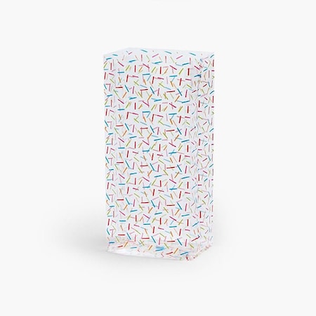 Nashville Wraps Sprinkles Cello Bags, 4x2.5x9.5, 100PK C2BSPK
