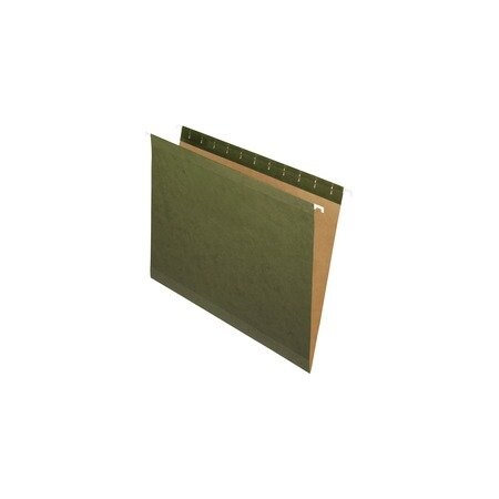 Pendaflex FOLDER, HANG, LTR, W/O, TAB, GN, 25PK 4152