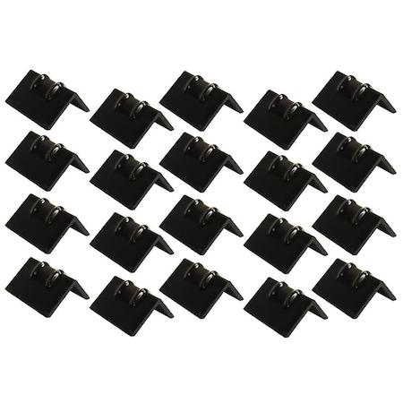 Mytee Products Steel Edge Protector w/ Rubber Coating on Back - 6in, 20PK SCP-R2x20