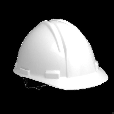 Cementex White Hardhat w/Rain Trough SHH-40W-RT