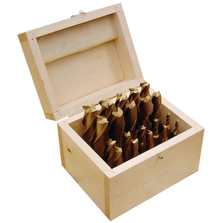 Hhip 20 Piece Metric Titanium Coated End Mill Set 8000-0022