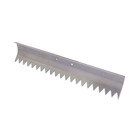 Kraft Tool Kraft Tools 20" Mega Mover Concrete Placer Aluminum with Teeth (Head Only) CC977-01