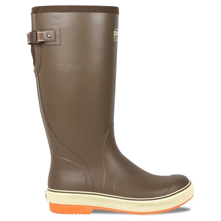 Dryshod Flex Mid- Calf Rubber Boots, Waterproof, Boating, Commercial Fishing, Brown, Men, Size 13 SMXG-MH-BR-013