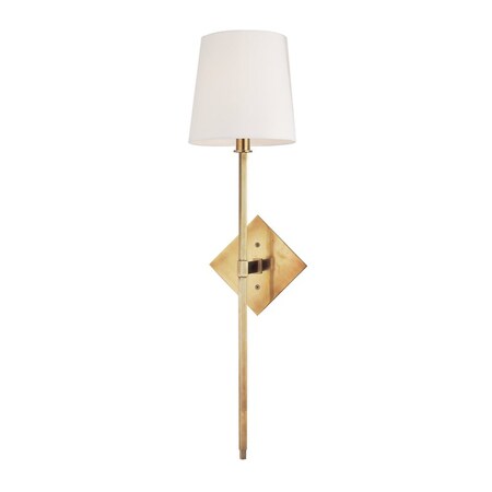 Hudson Valley Lighting Cortland 1 Light Wall Sconce 6.5 In. Aged Brass 211-AGB
