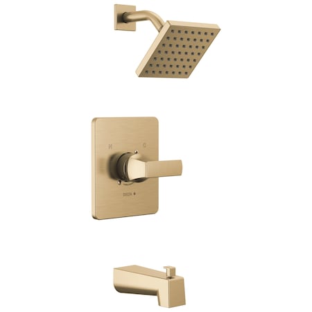 Delta Velum Monitor 14 Series Tub & Shower In Champagne Bronze T14437-CZ