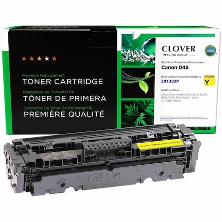 Cig Clover Imaging Remanufactured Yellow Toner Cartridge for Canon 1239C001 (045) 201392P