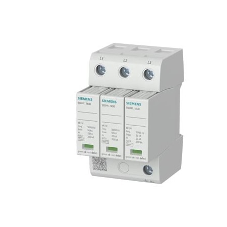 Siemens surge arrester UL type 1 3-pole 5SD7413-1KU02