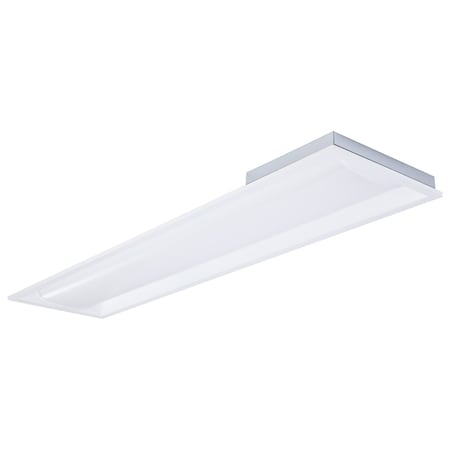 Nuvo 20/30/40 Watt 35K/4K/5K CCT Selectable 1X4 LED Single Basket Troffer 120-277 Volt White Finish 65/1602