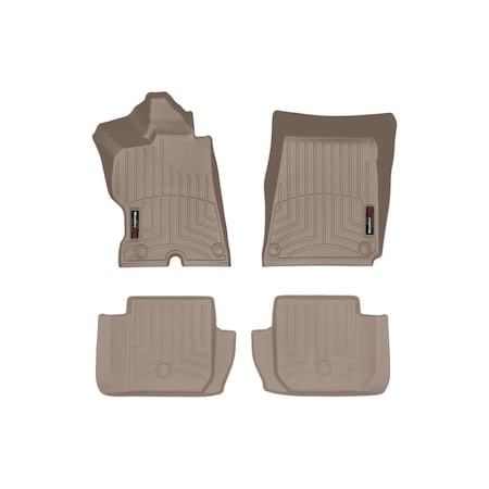 Weathertech Tan, Front and Rear Floorliners 45627-1-2