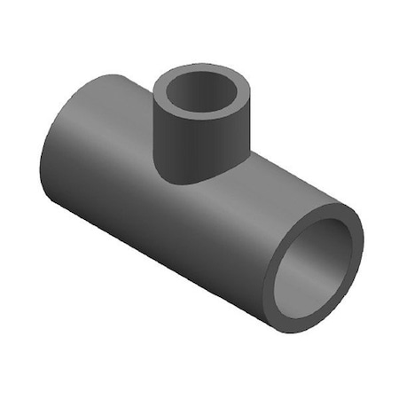 Zoro Select PVC, Tee, 11/2inSocket, 11/4inSocket 801212FB