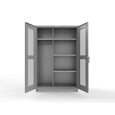 Strong Hold Extra Heavy Duty Ventilated (Hex) Uniform Cabinet 46-H-W-244-L