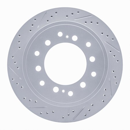 Dynamic Friction Co DFC Geoperformance Rotor - Drilled and Slotted 830-76143L