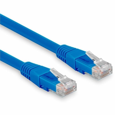 Rocstor 4 FT CAT6 ETHERNET CABLE - MOLDED -BLUE Y10C798-BL