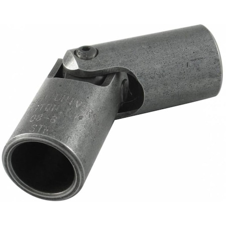 Borgeson 516464 Single Joint Steering Universal Joint 0.75 in. Smooth to 0.75 in. Smooth Steel Natural BRG516464