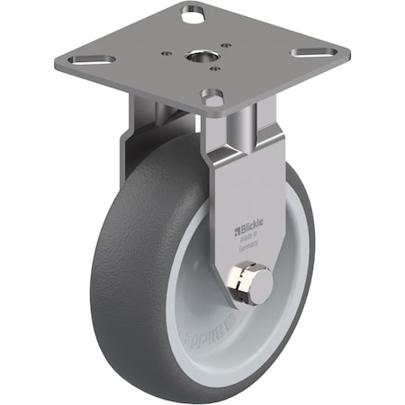 Blickle Rigid Plate Cstr, Polyurethan, 3", 165 lb. BPXA-PATH 75G