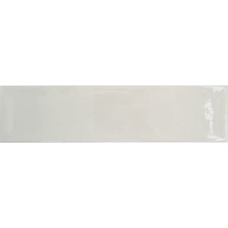 Emser Tile Emser Raku 3''x12'' Glossy Wht Ceramic Wall Tile with Hand Glazed Inverted Visual, 6.29 Sq. Ft./Case W32RAKUWH0312P26