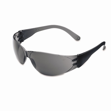 Mcr Safety Checklite (CL1), Safety Glasses, Duramass Hard Coat, Polycarbonate Lens, Smoke Frame, Frameless CL112